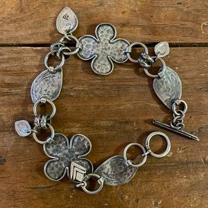 Silpada 925 silver 8 inch long bracelet; retired